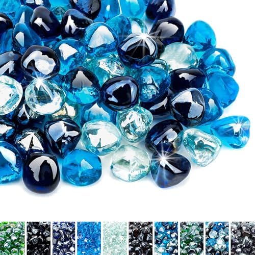 Skyflame 10-Pound Blended Fire Glass Diamonds