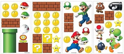RoomMates RMK2351SCS Nintendo New Super Mario Bros Wall Decals