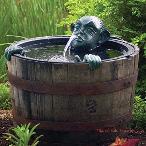 Aquascape Man in Barrel Spitter Fountain Head and Hands