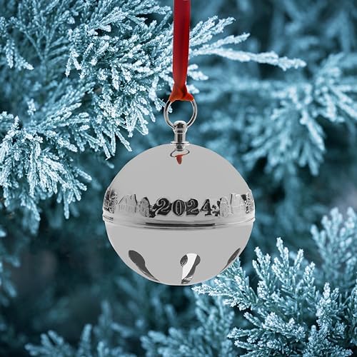 Wallace 2024 Silver Plated Sleigh Bell Ornament 54th Edition 1