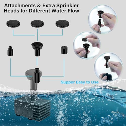 Biling Solar Water Pump Kit for Garden and Pond