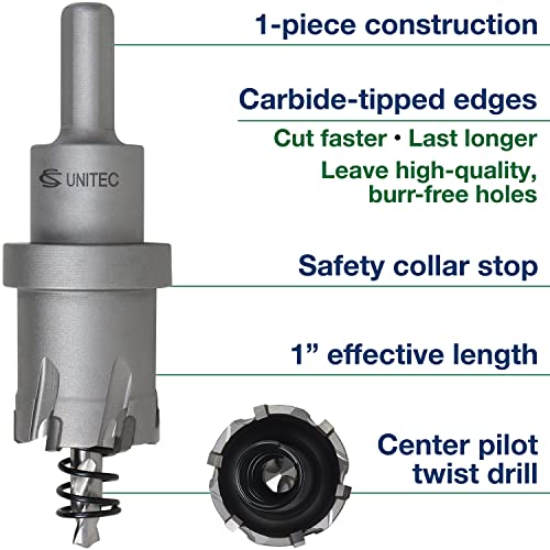 CS Unitec 2-58 x 1 TCT Hole Saw for Hand-Held Drills