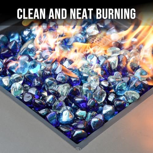Skyflame 10-Pound Blended Fire Glass Diamonds