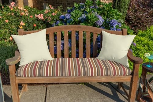 Casual Style Reversible Square Throw Pillow for Outdoor Furniture