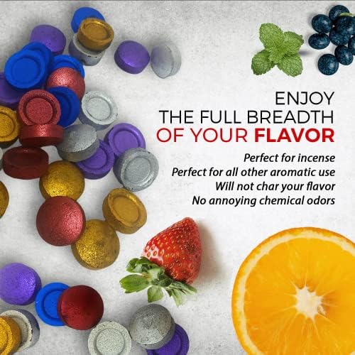 Sunlight Charcoal Tablets for Incense - Pack of 100