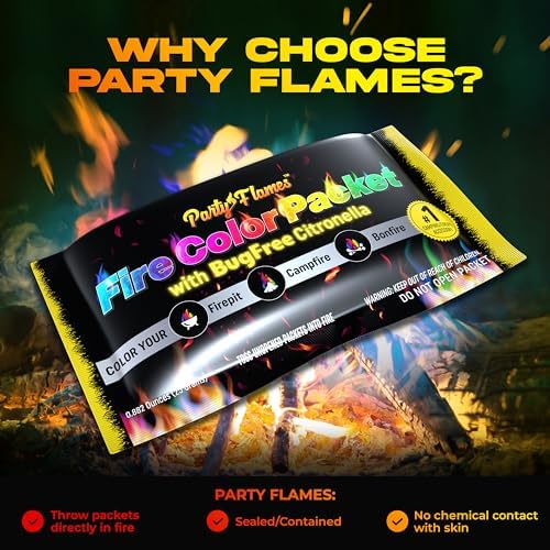 Fire Color Changing Packets with Citronella 4 Pack - Campfire Magic