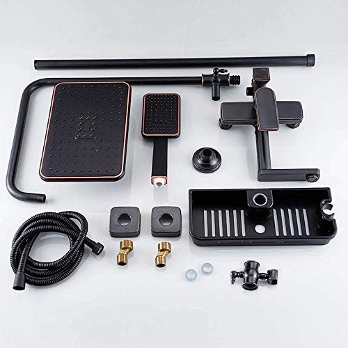 Copper Hot and Cold Boost Shower Set with 4 Functions One Button Control