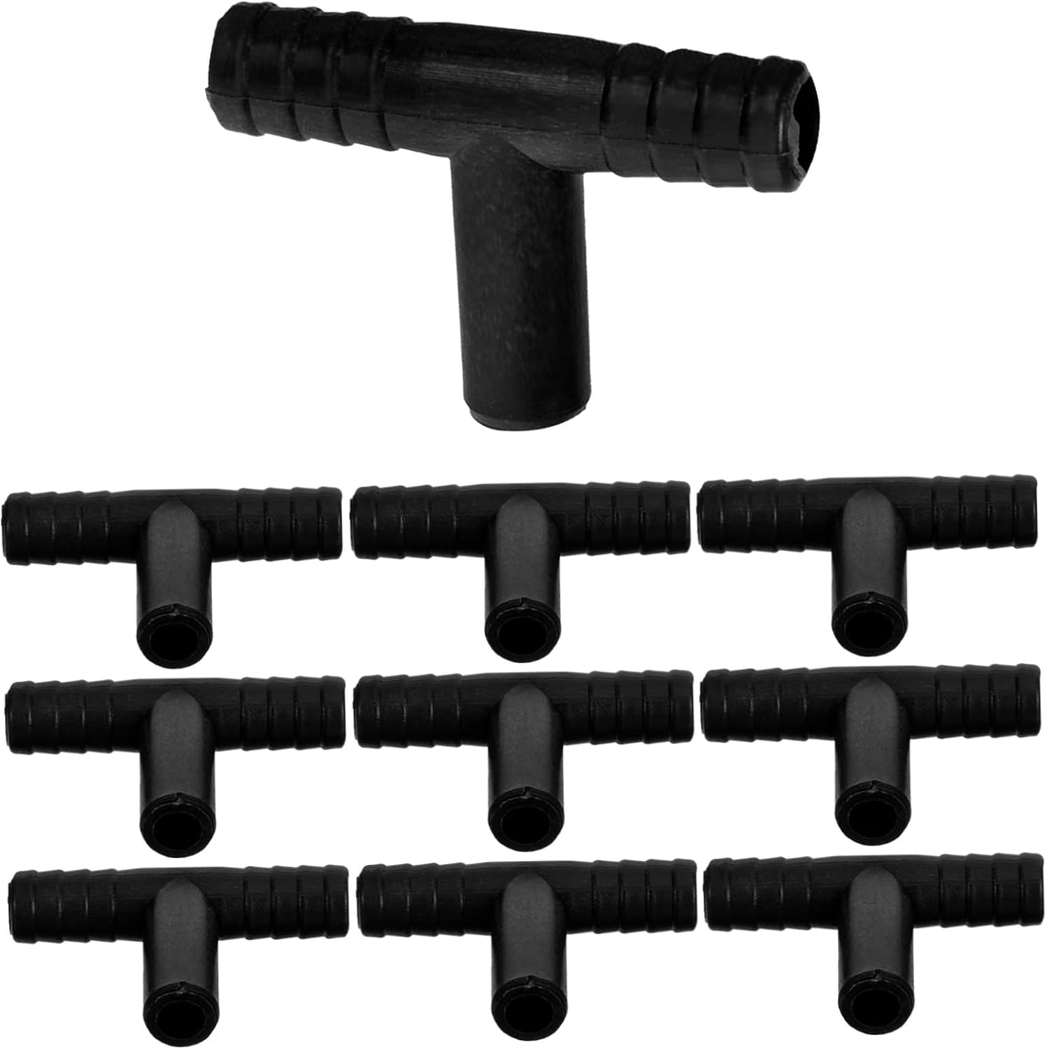 UPKOCH 10pcs T-Shaped Hose Connectors for Desk Fountains and Waterfall Accessories