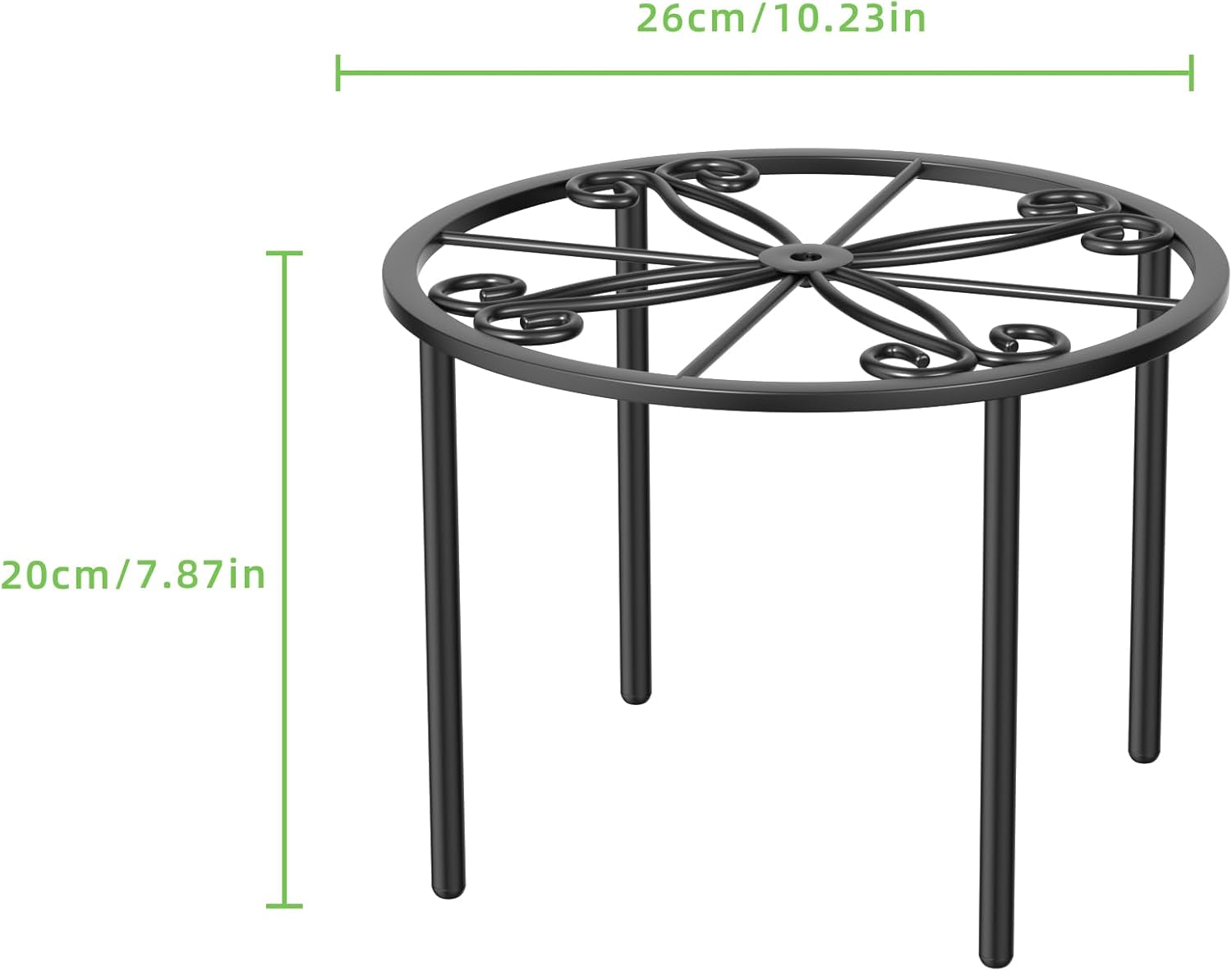 Plant Stand 1 PCS 102 Inch Flower Pot Stand for Indoor and Outdoor Gardens Black