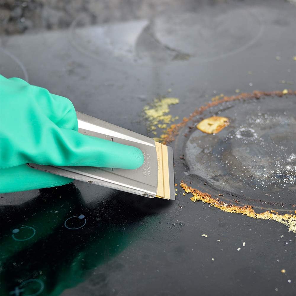 WEUPE Razor Blade Scraper Set with 5 Blades for Car Decals Stickers Glass and Paint