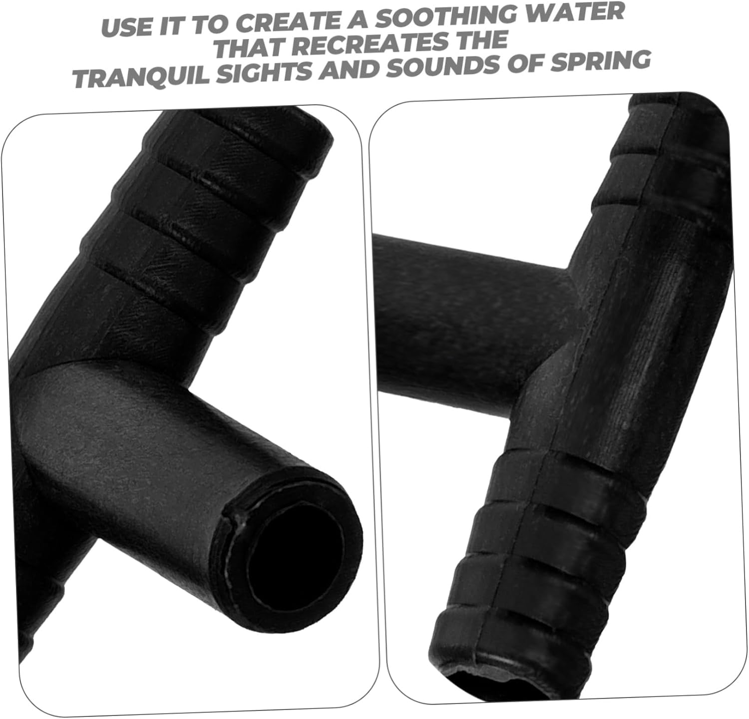 UPKOCH 10pcs T-Shaped Hose Connectors for Desk Fountains and Waterfall Accessories