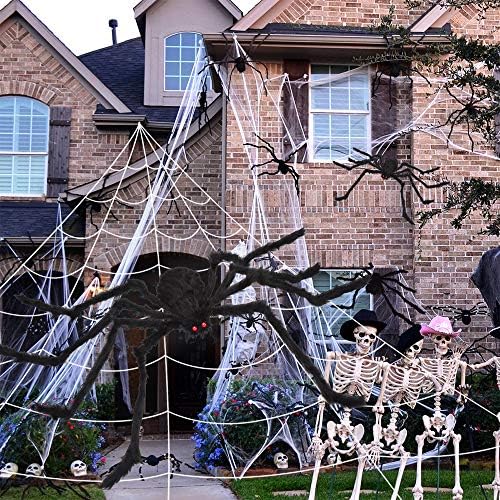 OCATO 200 Giant Spider Web 59 Halloween Spider Decor