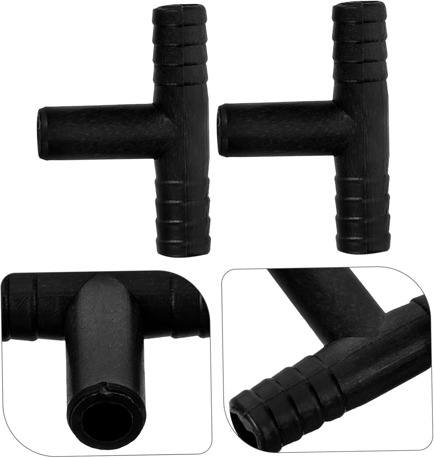 UPKOCH 10pcs T-Shaped Hose Connectors for Desk Fountains and Waterfall Accessories