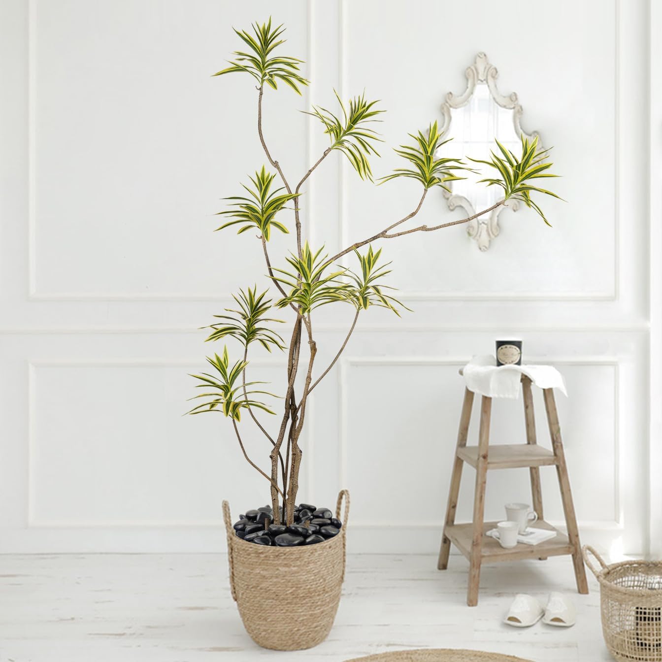 10 Pounds Natural Black Pebbles for Garden and Outdoor Decor