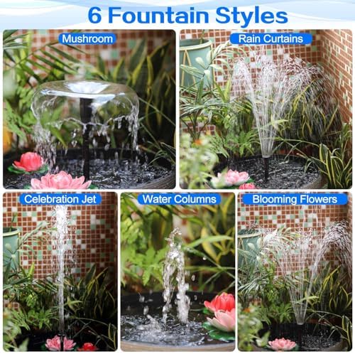 Hottche Plastic Fountain Nozzle 12 Inch Set
