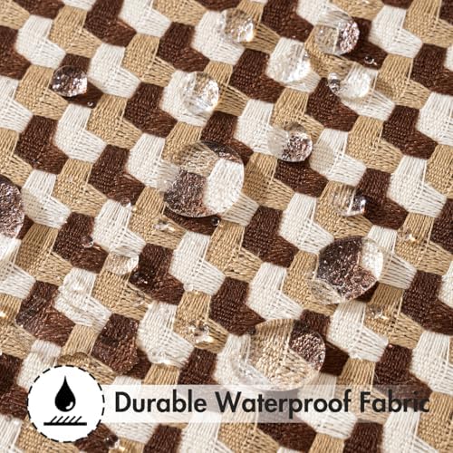 MIULEE 2 Pack Waterproof Outdoor Pillow Covers