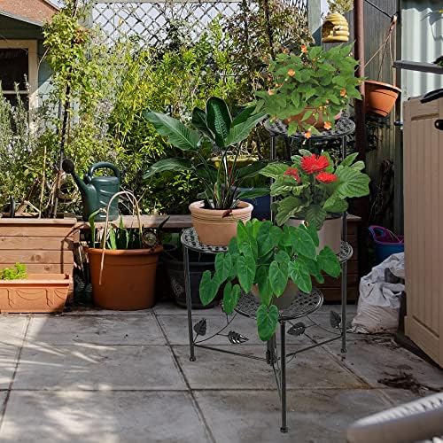 NAKUPE 3 Tier Plant Stand for Indoor Outdoor Use