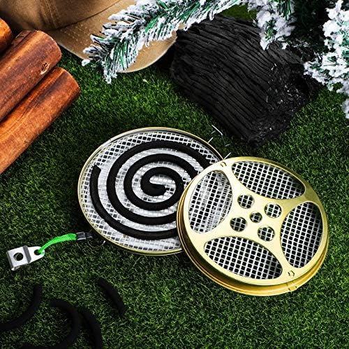 Patelai Sandalwood Coil Holder 4-Pack Portable Burner
