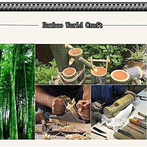 Bamboo Fountain for Garden Bird Bath Water Feature