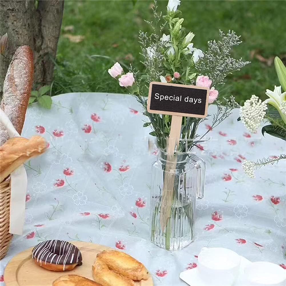 20pcs Mini Wood Chalkboard Plant Tags for Garden Decor Plant Labeling