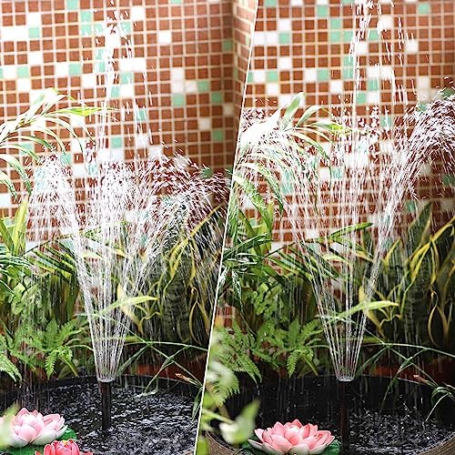 Hottche Plastic Fountain Nozzle 12 Inch Set