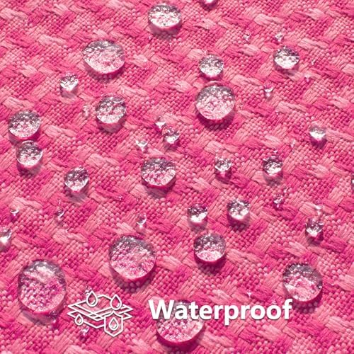Kevin Textile Waterproof Throw Pillow Covers Pack of 2 Hot Pink