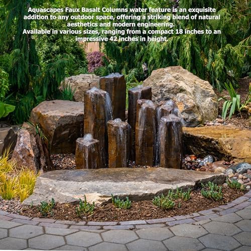 Aquascape Faux Basalt Column Fountain 30 Inch