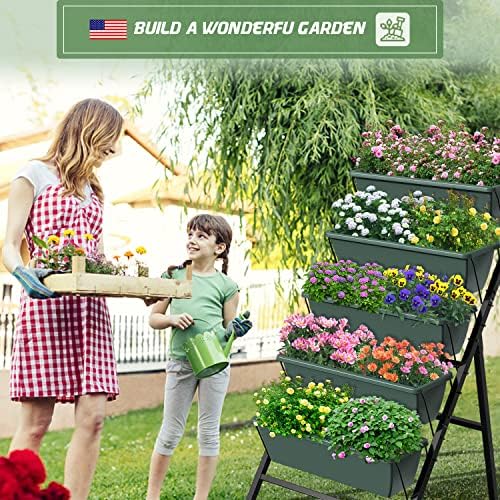 Highpro 5 Tier Vertical Garden Planter Metal