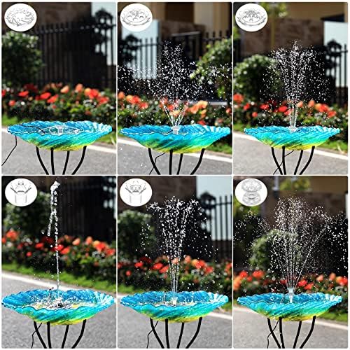 AISITIN 35W Solar Fountain Pump for Outdoor Garden and Pond Decor
