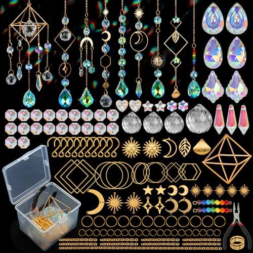 HYBEADS 400PCS Suncatcher Kit for Adults