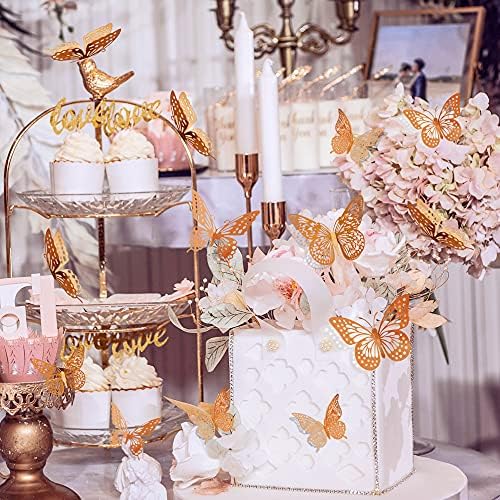 SAOROPEB 3D Butterfly Wall Sticker Decor Set