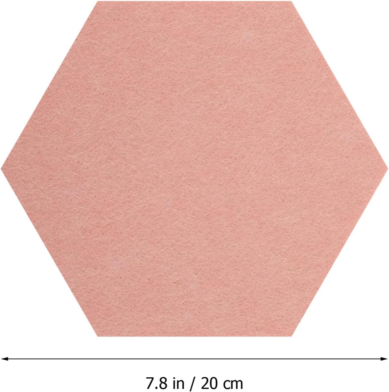 Balacoo 8 Piece Hexagon Felt Bulletin Board Decorative Wall Display for Home Office School