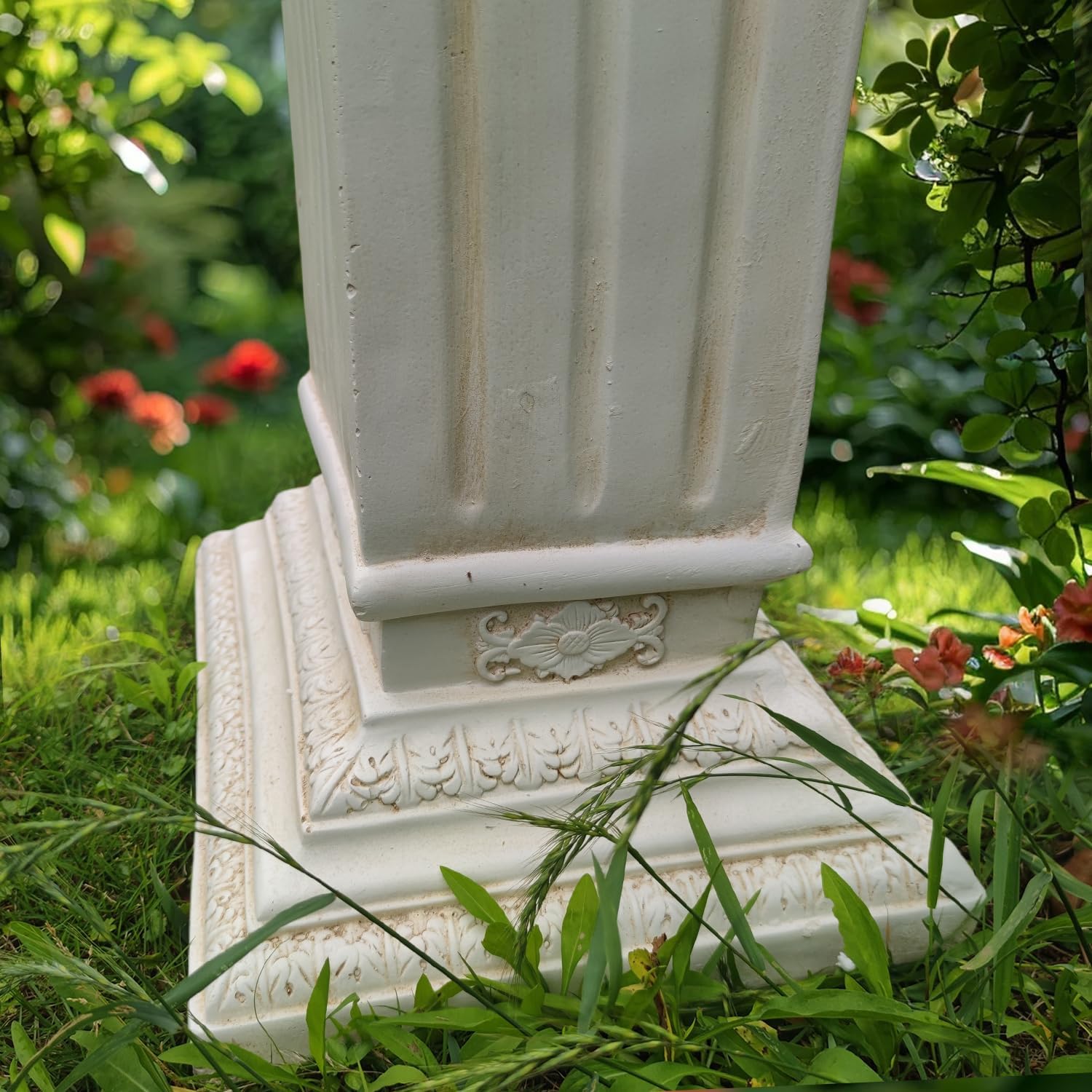 Large 355 Inch Vintage Weathered Column with Base