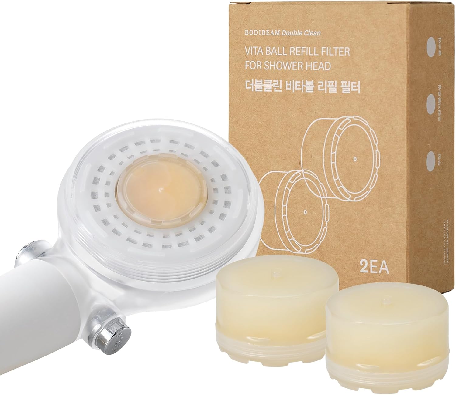 Vita Replacement Filter for Shower Head with Vitamin C and Moisturizing Ingredients