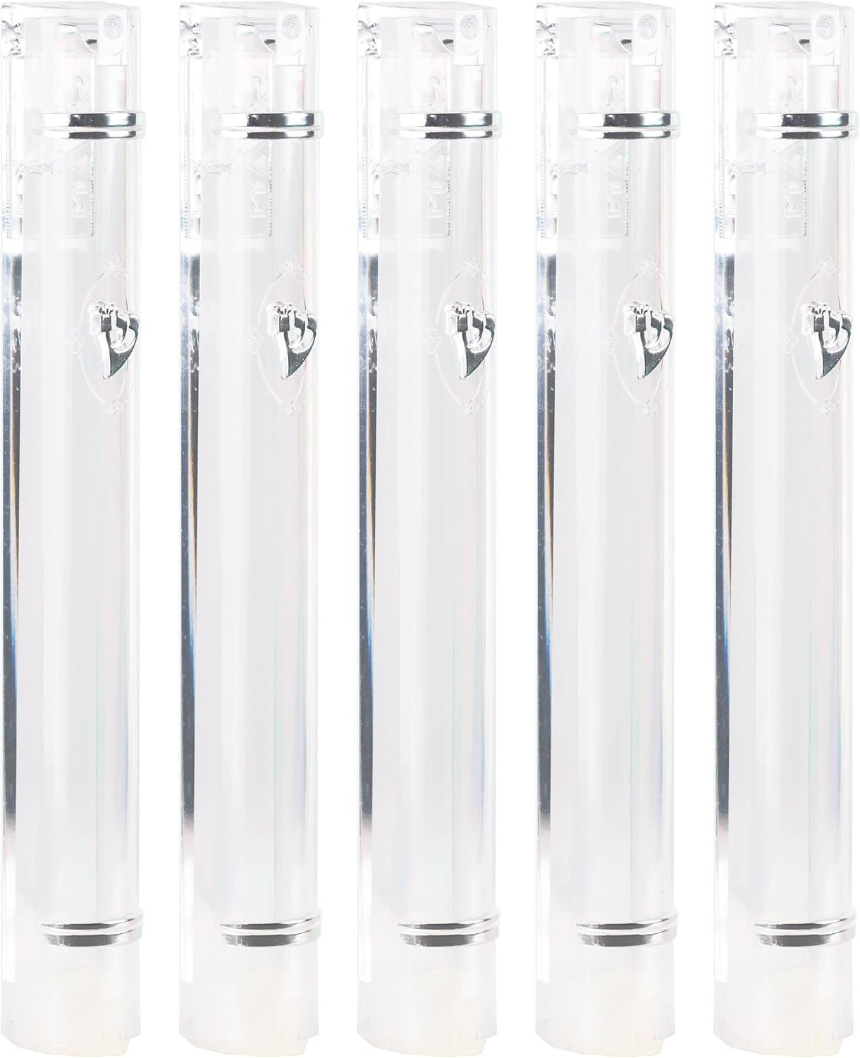 SUPER STAM Plastic Mezuzah Case with Cork Waterproof 5 Pcs Pack