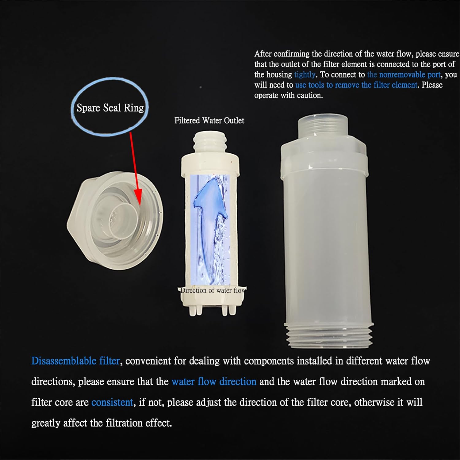 Vitamin C Shower Head Filter for Hard Water