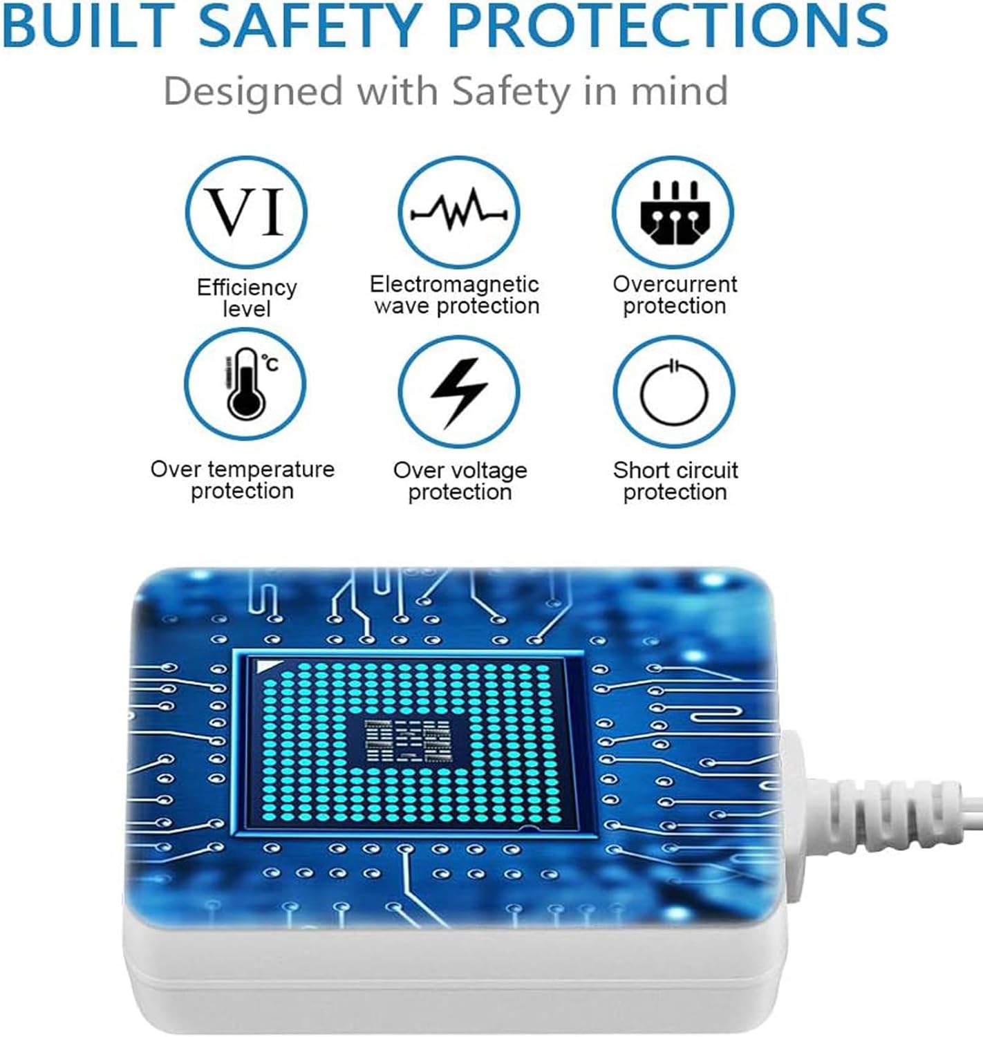 Ousaly 45V Power Adapter with 8 Outputs for Lemax Decorations