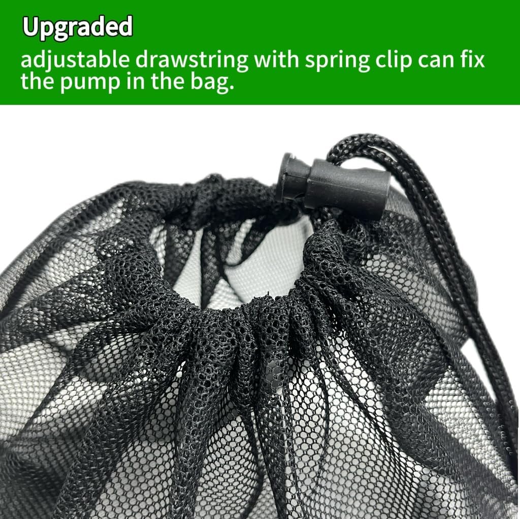 2 Pcs Pond Pump Cover Filter Bag 118x157 Black Mesh Bag for Water Gardens