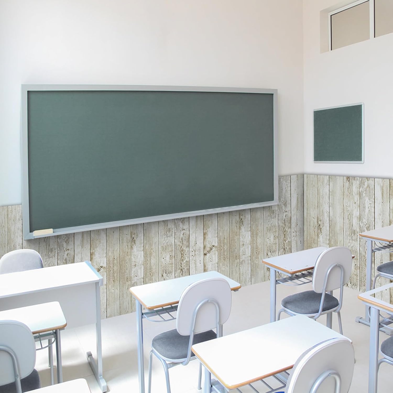 Abyssaly Contact Paper Vintage Wood Shiplap Wallpaper Peel and Stick Decorative Furniture 1771 X 393