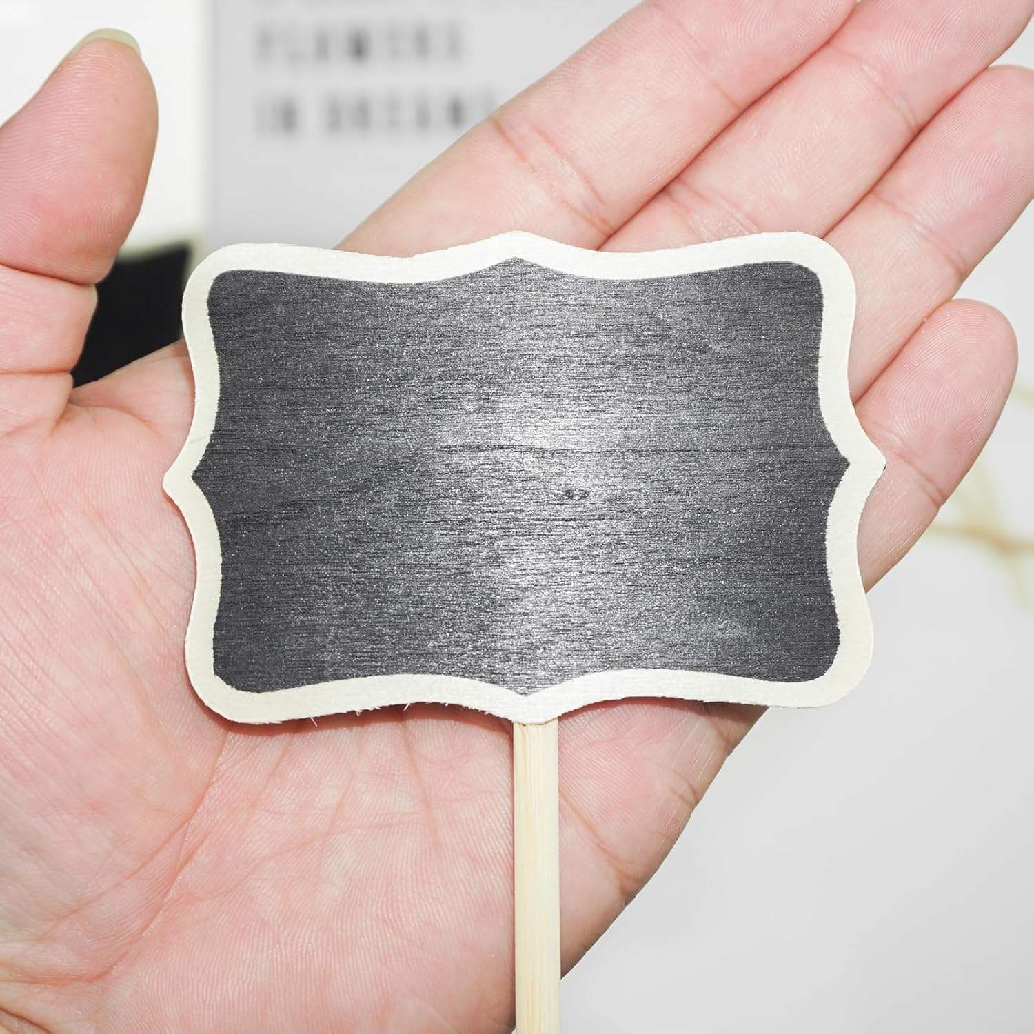 20PCS Wood Chalkboard Plant Tags for Garden and Lawn