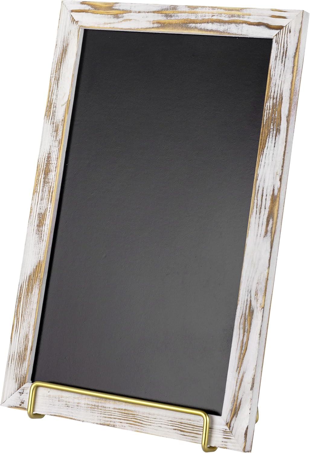 MyGift 10x14 Inch Chalkboard Menu Sign with Vintage Brass Easel Stand